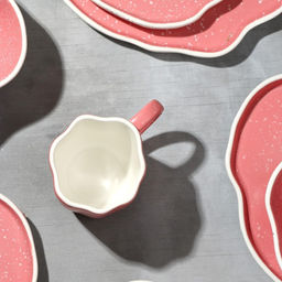 Кружка неровный край Розовая, 350 мл - Дорого внимание фото 3