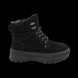 Ботинки из натуральной кожи на меху 88301-1 черные