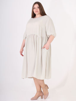 Платье светло-бежевое