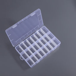 Органайзер для мелочей, передвижные ячейки, 24 ячейки, 19.7×13.3×3.5 см, МИКС