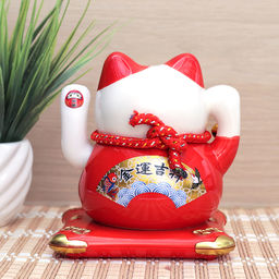 Фигурка Кот манэки-нэко 12х12х13,5 см / 0617-20 /уп 36/на солнечной батарее - ГалеонТрейд фото 17