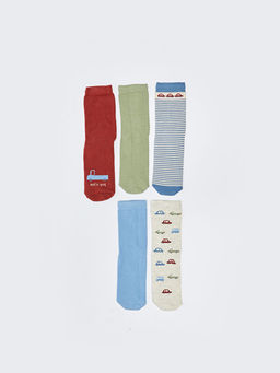 Desenli Erkek Bebek Soket ?orap 5li - Waikiki фото 3