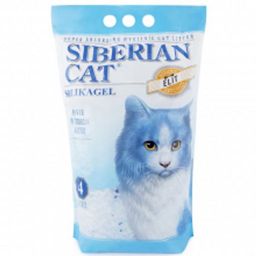 Наполнитель Сибирская Кошка ЭЛИТА Синие гранулы силик. 4 л 00024279