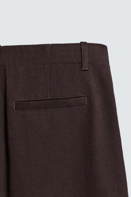 PANTAL?N BALLOON FIT ESTRUCTURA / Granate - Zara фото 9