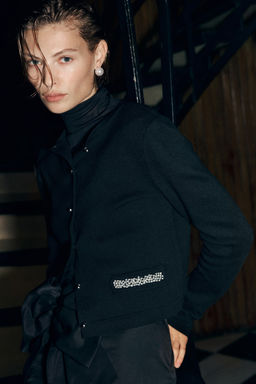 Cardigan con cuentas - H&m фото 2