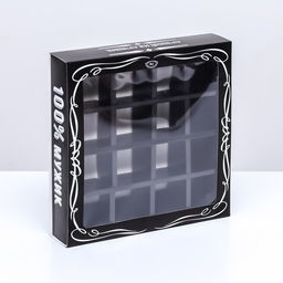 Коробка для 16 конфет, «Настоящий мужчина» 17.7×17.7×3.8 см