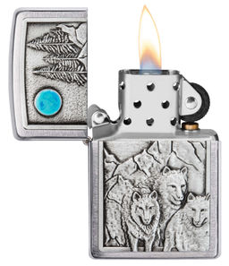 Зажигалка ZIPPO Волки | Wolf Design 49295  фото 3