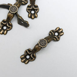 Цена за 4 шт. Ручка для шкатулки металл, набор 4 шт., 4.2×0.7×0.5 см