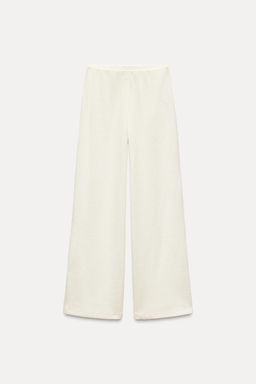 SOFT RIBBED TROUSERS - Zara фото 5