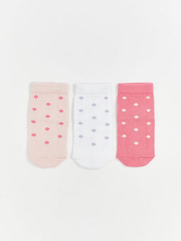 Puantiyeli K?z ?ocuk Soket ?orap 3l?