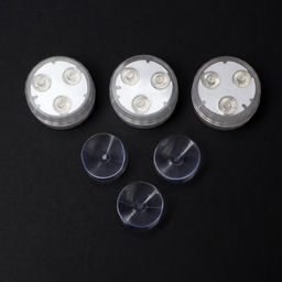 Светильник водонепроницаемый мини, 3 x 1.9 см, 3 шт, от CR2032 (в компл.), пульт, RGB, IP68 - Simaland фото 2