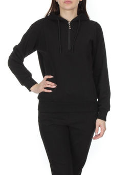 NOH109 BLACK Костюм спортивный женский (хлопок 90%, полиэстер 10%) - Fashion фото 3