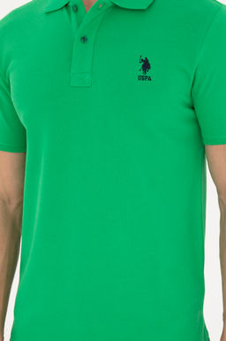 Мужская зеленая базовая футболка - U.s. polo assn фото 6