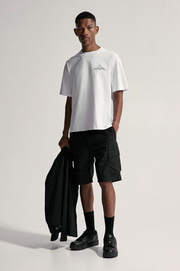 Camiseta con motivo estampado Loose Fit