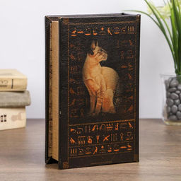 Шкатулка книга - сейф «Нефертити», с ключами, дерево, 21×13×5 см