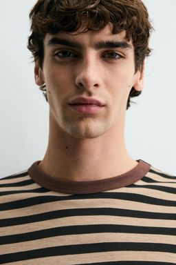 STRIPED LONG SLEEVE T-SHIRT - Zara фото 5