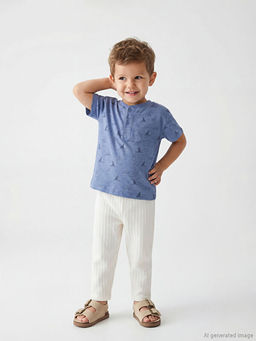 Desenli Erkek Bebek Ti??rt ve Pantolon