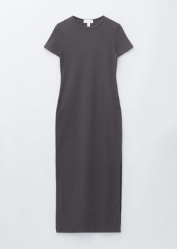 Vestido de punto de largo midi