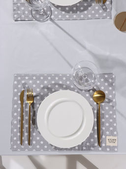 Цена за 2 шт. Набор салфеток «Этель. Звёзды», 30×40 см - 2 шт., сатин 110 г/м²