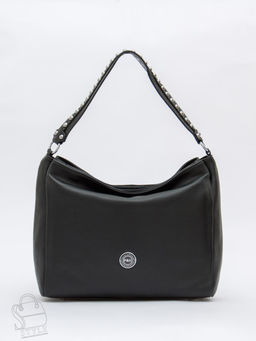 Сумка женская кожаная 0539C black Polina&Eiterou