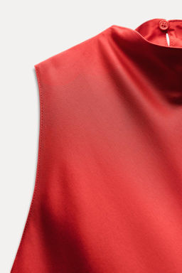 ZW COLLECTION SATIN DRESS - Zara фото 9