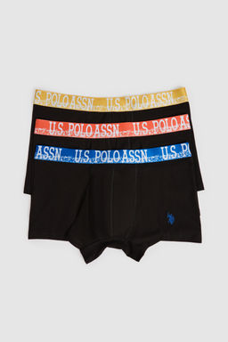 Erkek Siyah 3l_ Boxer Tak_m_ - U.s. polo assn фото 2