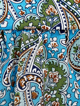 Платье для девочки UD 3356 голубые узоры - Mini maxi фото 5