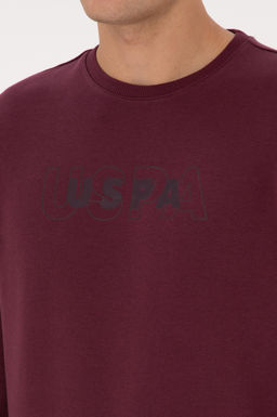 Erkek Bordo Sweatshirt
