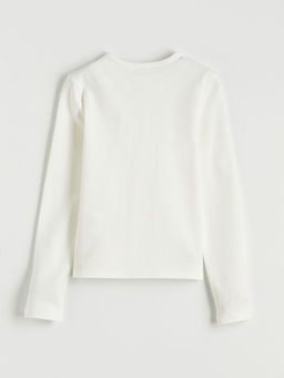 Bisiklet Yaka Basic K?z ?ocuk Ti??rt