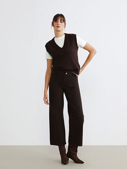 V Yaka Kad?n Triko S?veter