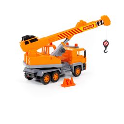 Алмаз, автомобиль-кран №2 инерционный (в коробке) - Полесье фото 4