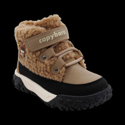 Ботинки на меху T5022-1F бежевые