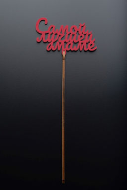 Топпер 5 шт "Самой лучшей Маме" №34, красный, фанера (100*60*4 мм)