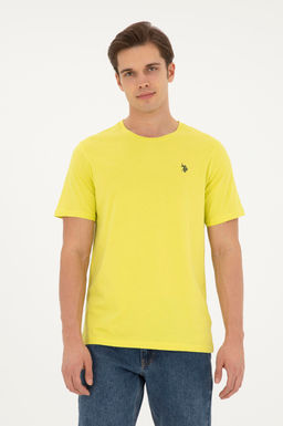 Мужская базовая футболка фисташкового цвета