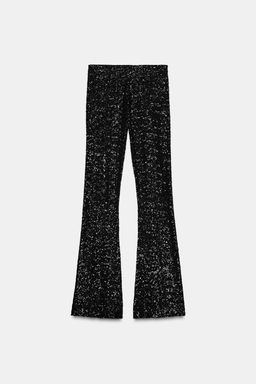FLARE SEQUIN LEGGINGS