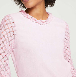 Блузка, розовая - Linea tesini фото 5