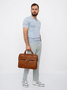 Портфель 1795-01 brown Jeep