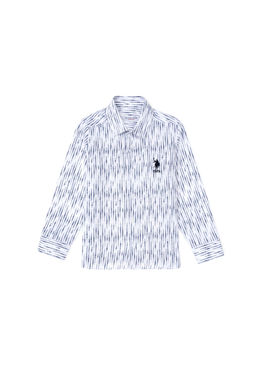 Белая рубашка с длинным рукавом для мальчика Неожиданная скидка в корзине - U.s. polo assn фото 2