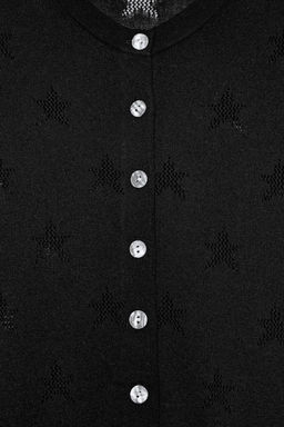 CHAQUETA PUNTO MANGA CORTA ESTRELLAS / Negro - Zara фото 16