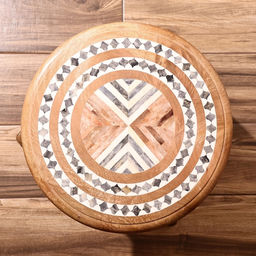 Столик кофейный, 45×45×45 см, манговое дерево