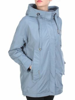 FY-221 GRAY/BLUE Ветровка женская АЛИСА (65% хлопок, 35% полиэстер)