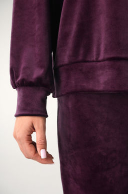 Женский велюровый костюм оверсайз Happyfox