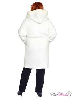 Жакет-дубленка Модель №1385 размеры 44-84 - Plusmoda фото 9