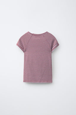 CAMISETA RAYAS CON ALGOD?N Y MODAL / Rayas - Zara фото 2