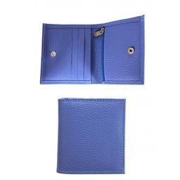 Портмоне женское Croco-ПР-917 натуральная кожа 2 отд, 6 карм, голубой флотер (18) 264559