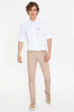U. S. Polo Assn / Мужские брюки песочного цвета из парусины