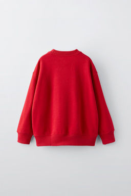 PLUSH HOODIE WITH SLOGAN - Zara фото 3