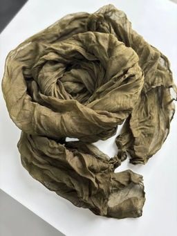 Палантин 180*85см однотонный 33-0001 хаки