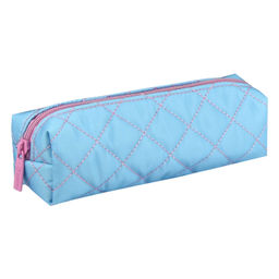 Пенал школьный Феникс+, арт.64203/ 48 ПАСТЕЛЬНО-ГОЛУБОЙ (без наполнения, 19.5х5.5х6.5 см, полиэстер,