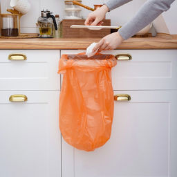 Держатель для мусорного пакета подвесной на дверцу 1.7 см, белый - Simaland фото 8